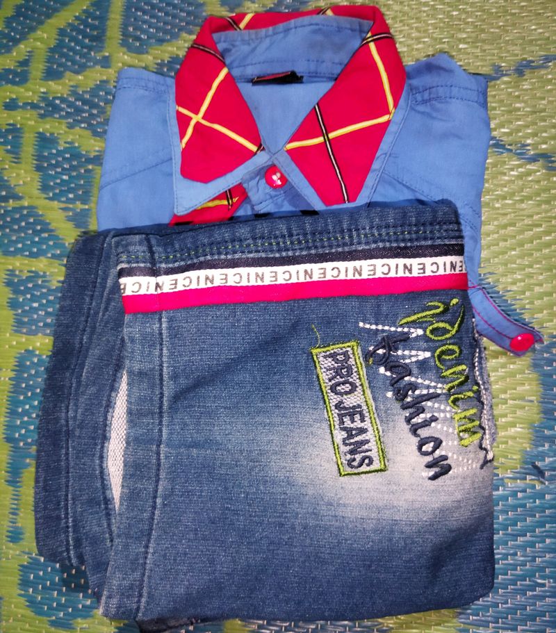 BOY'S SHIRT & JEANS