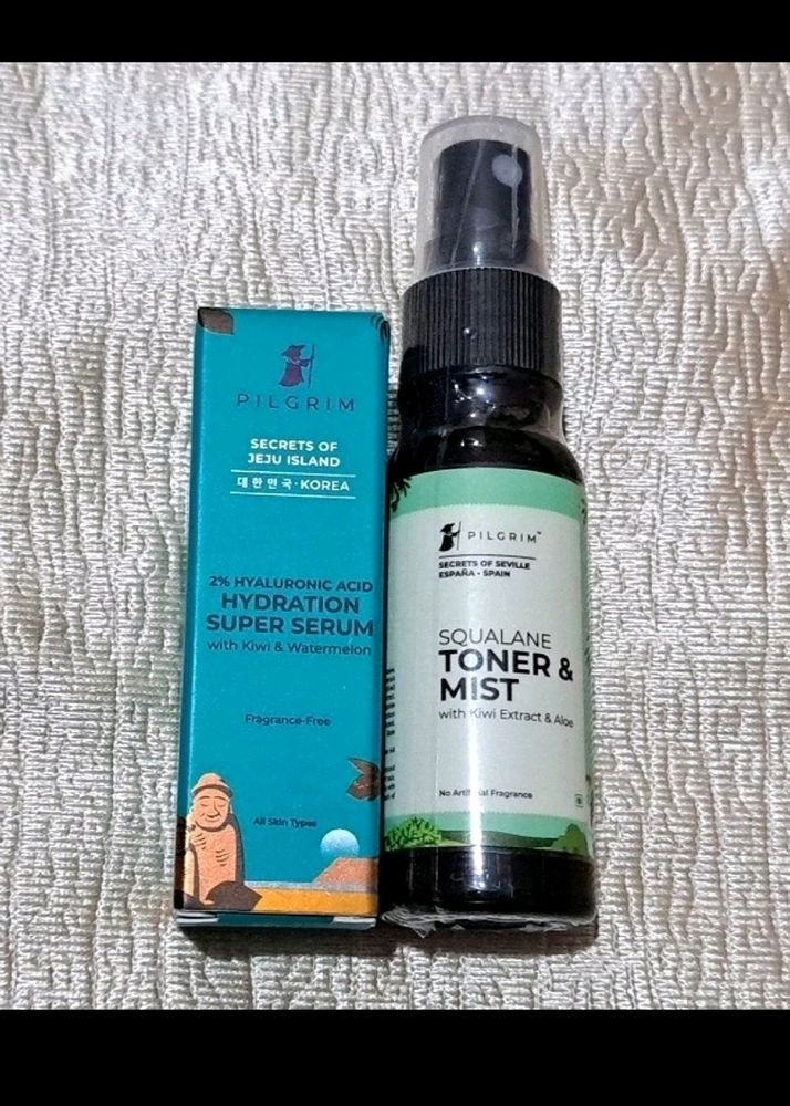 Pilgrim Toner And Serum Combo