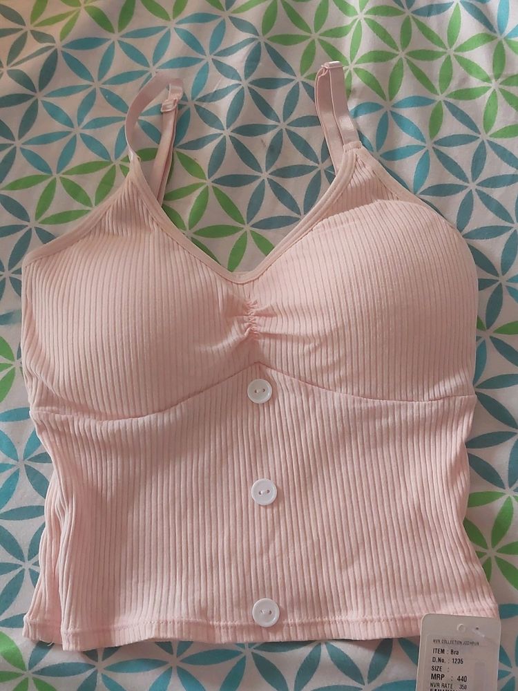 Pink Bralette Top