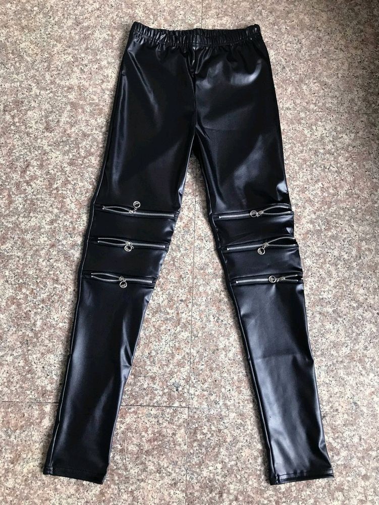 🇨🇦 Skinny Wet Look Latex Leather Pant