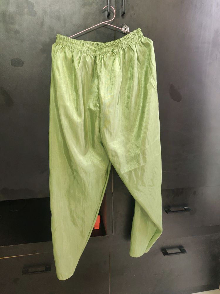 Green Shadi Wear Pant And Kurta