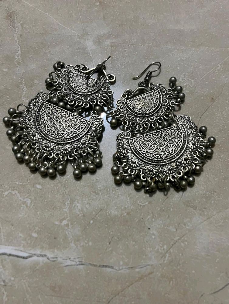 Oxidised Earrings 👌