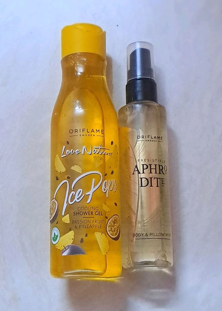 ORIFLAME COMBO ! Shower Gel And Body N Pillow Mist