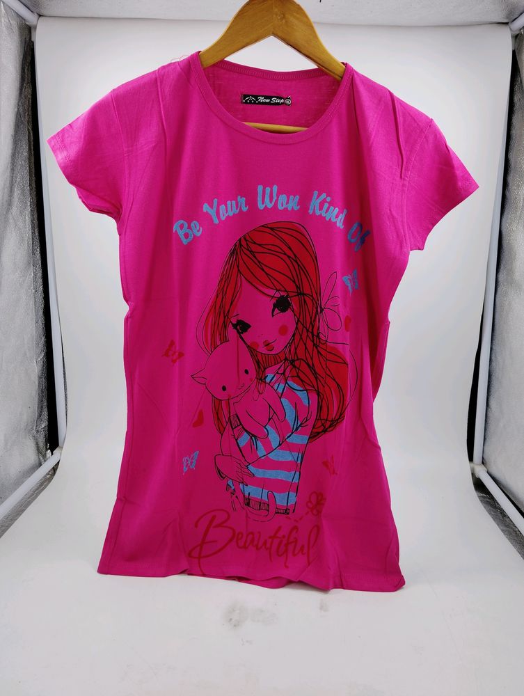 Long Tshirt(Rose Pink)