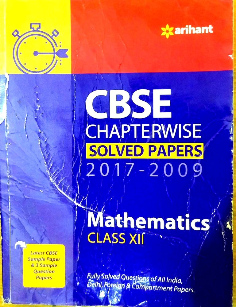 Class 12 Maths Cbse Chapterwise Solved Papers