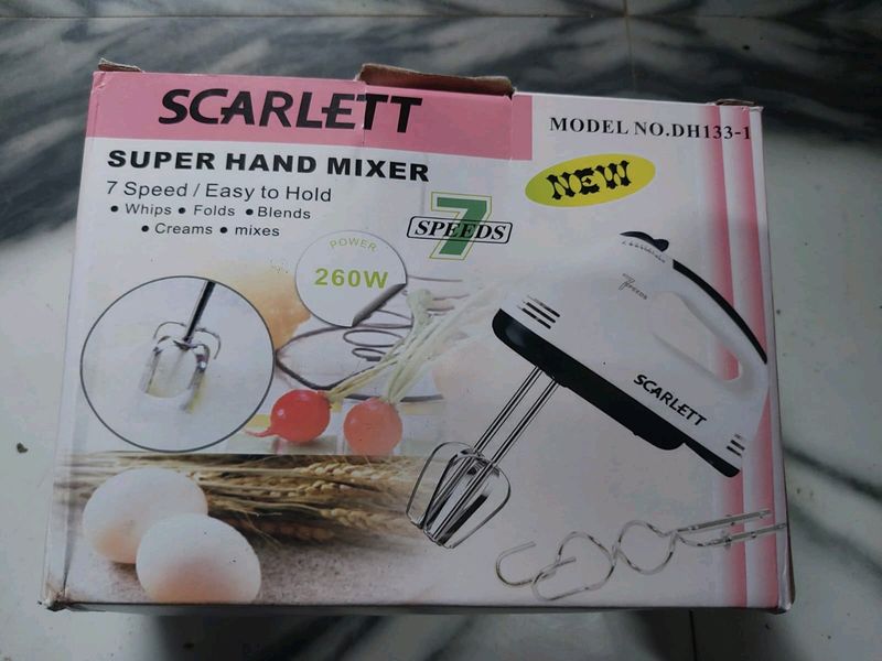 NEW WITH YAH Hand Mixer