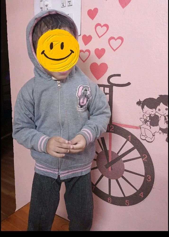 Hooded Jacket For Boys N Girls