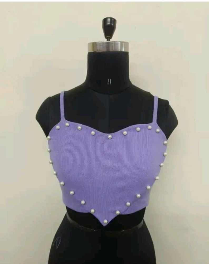 LYCRA DESIGNER HEART TOP💗