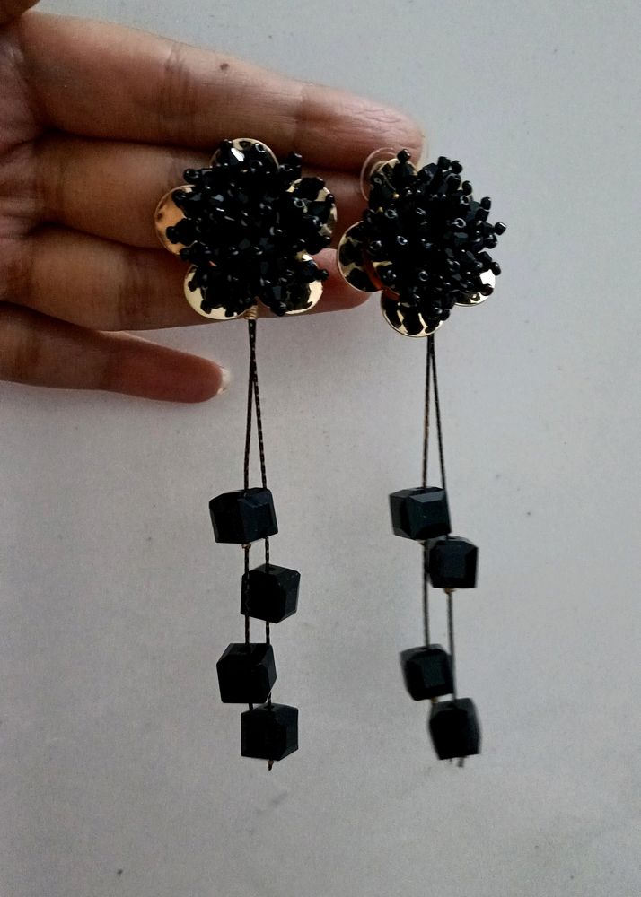 Trending Black Western Or Traditional Wear Earring