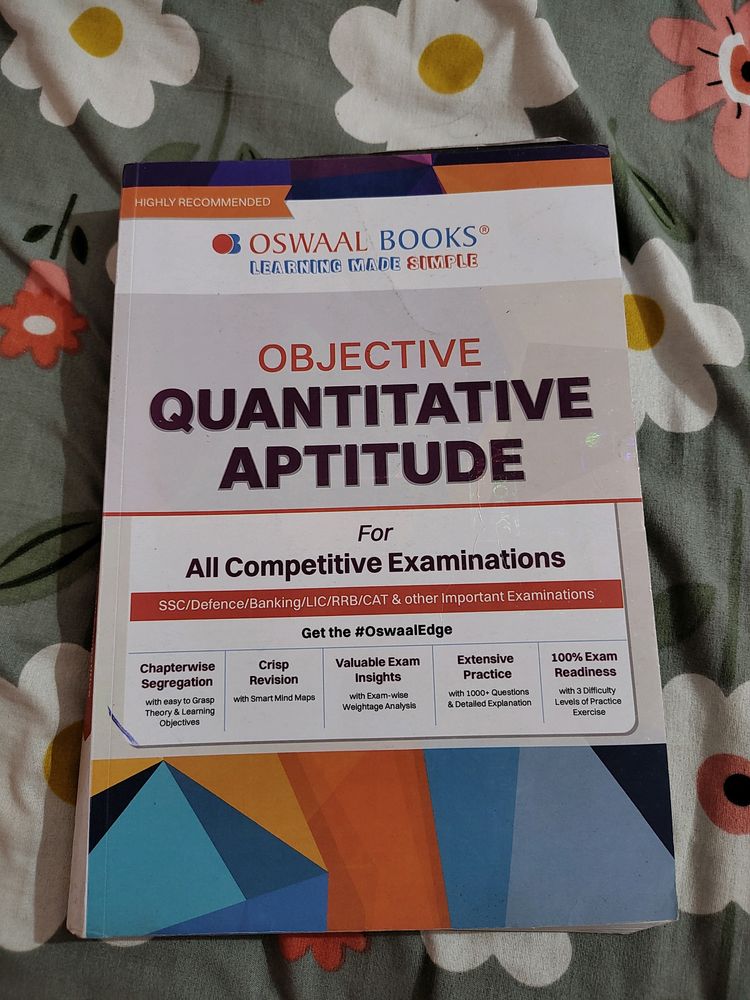 Quantitative Aptitude Book For Bank And Ssc Exams