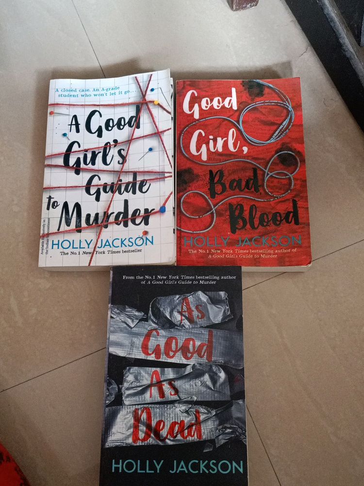 goodgirl guide to murder set of 3 by holly Jackson
