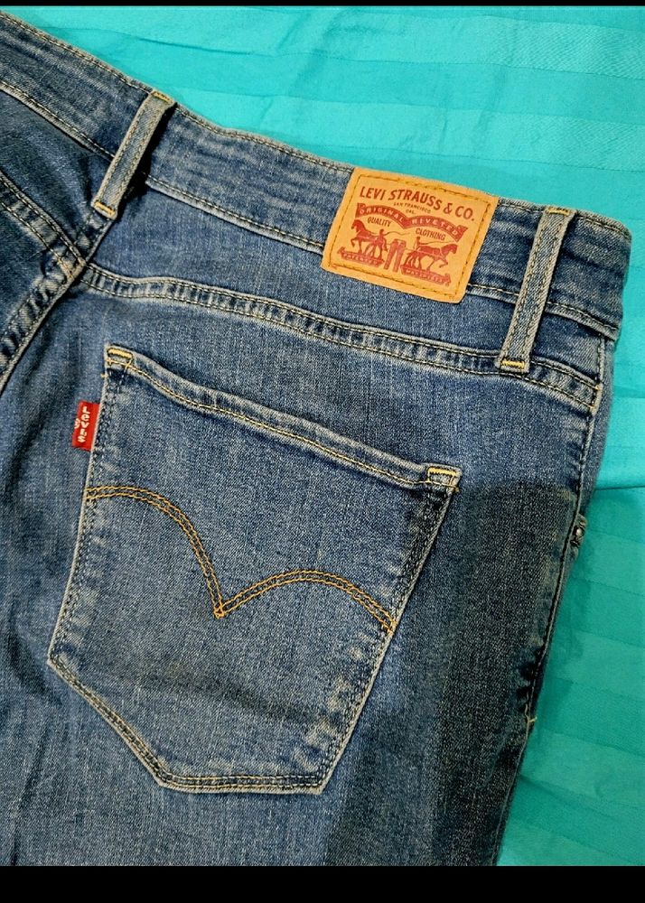 Levi's Super Skinny Blue Jeans