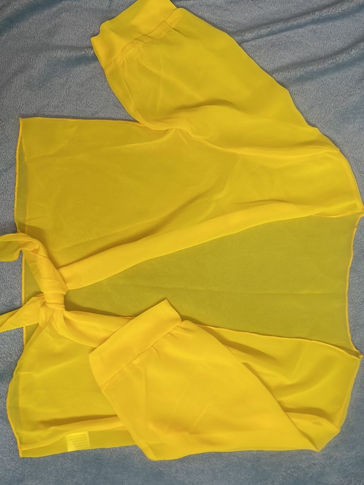 bright yellow shrug