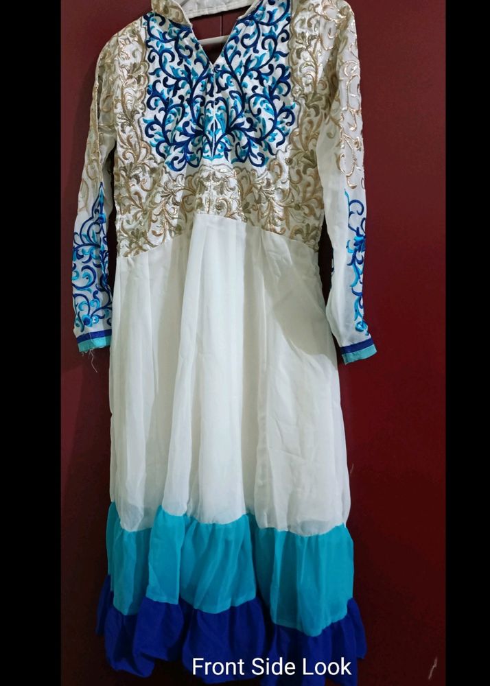 Kriti Sanon Style Anarkali Kurti Set With Dupatta