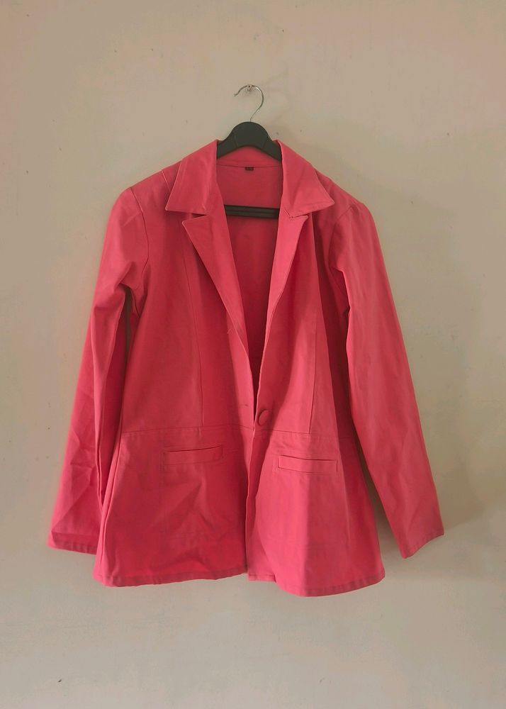 Coral Pink Blazer