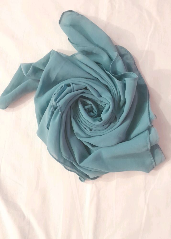 Oceanic Blue Hijab/ Dupatta