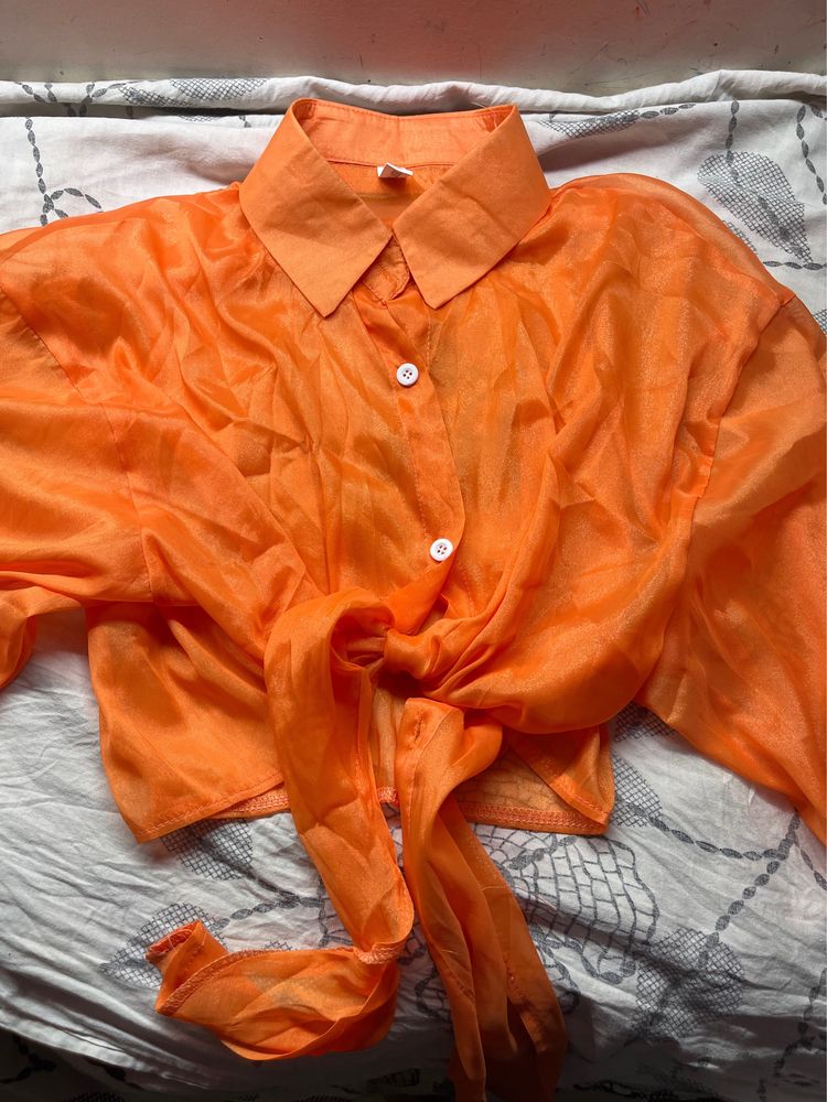 Orange Aesthetic Top🍊