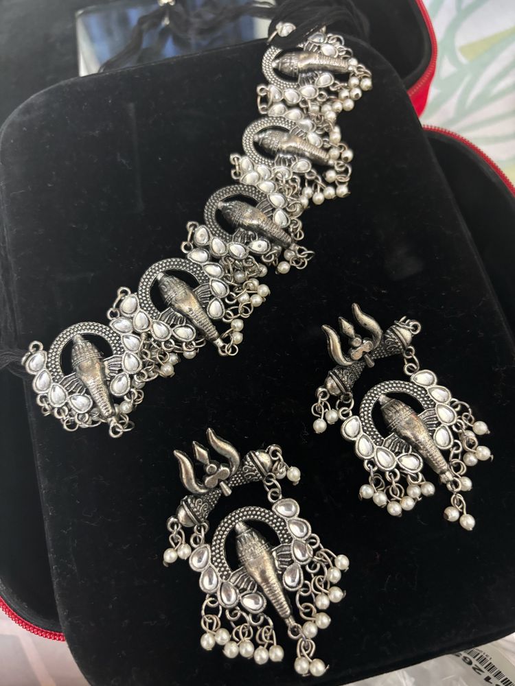 Dandiya Night Oxidised Jewellery set