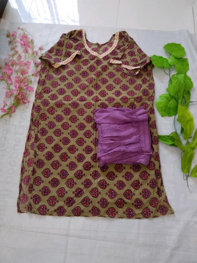 Kurti Pant Set