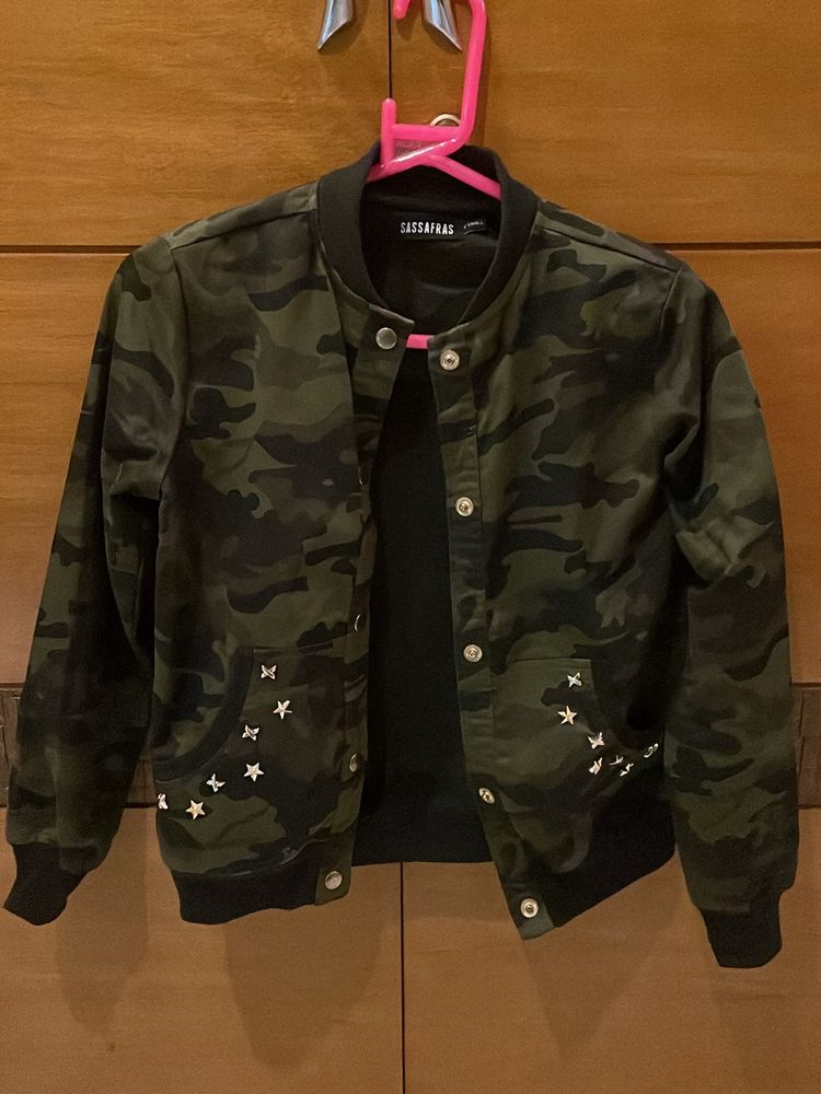 Green Bomber Jacket