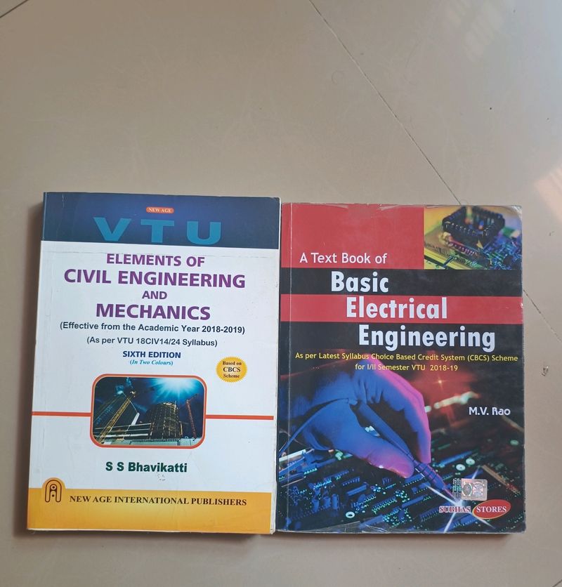 Civil And Electrical Engineering VTU 1st Sem