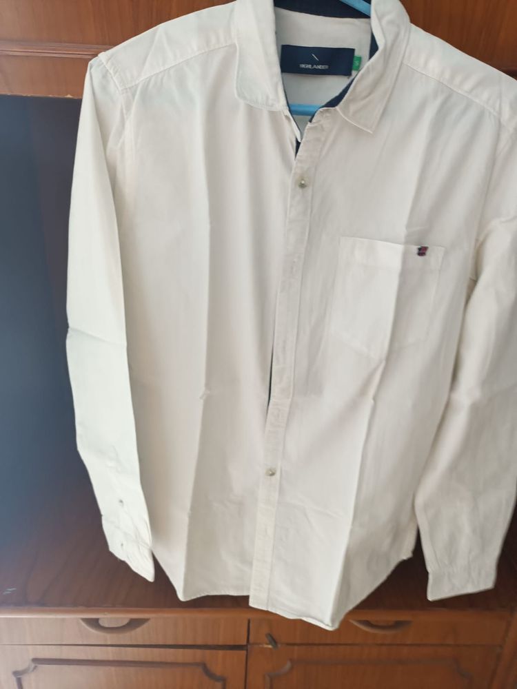 HIGHLANDER MEN WHITE SHIRT