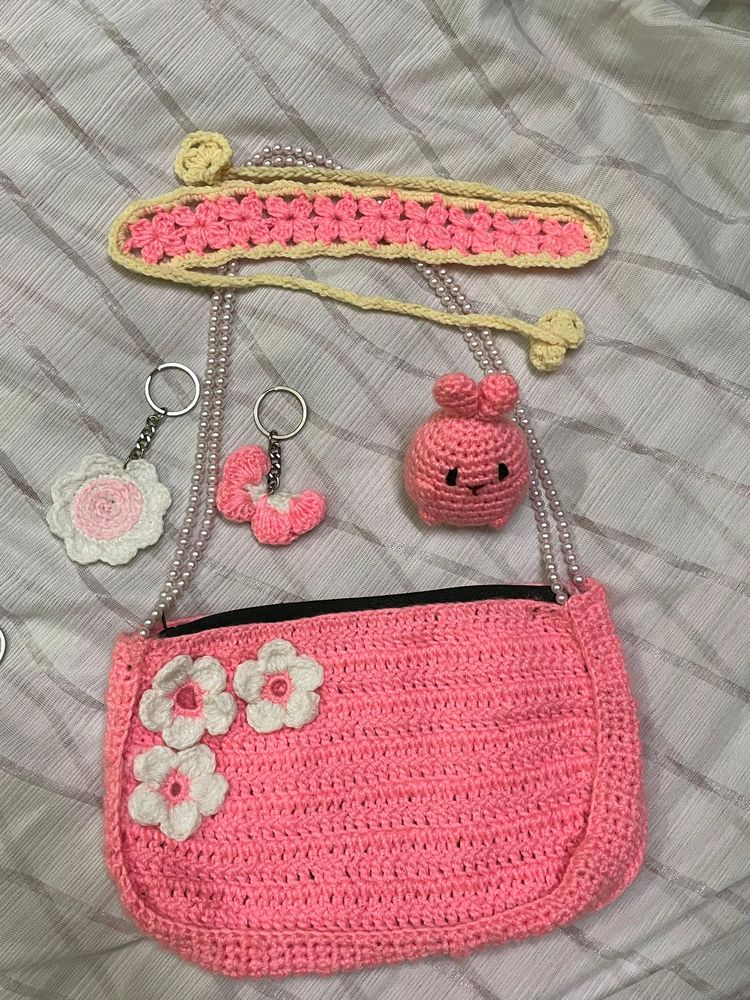 Crocheted Handbag