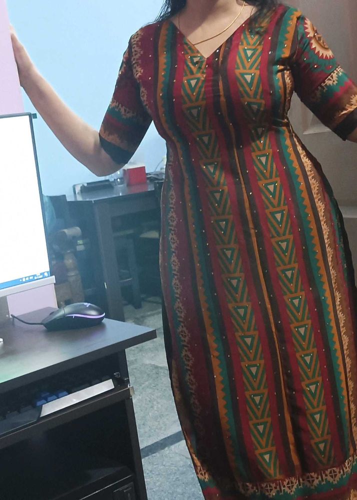 V neck kurta