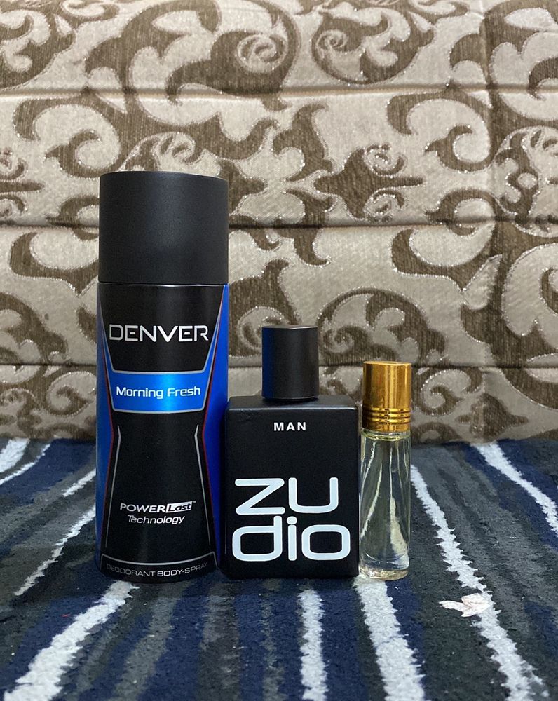 Combo of 3 - Perfume, Body Spray & Attar