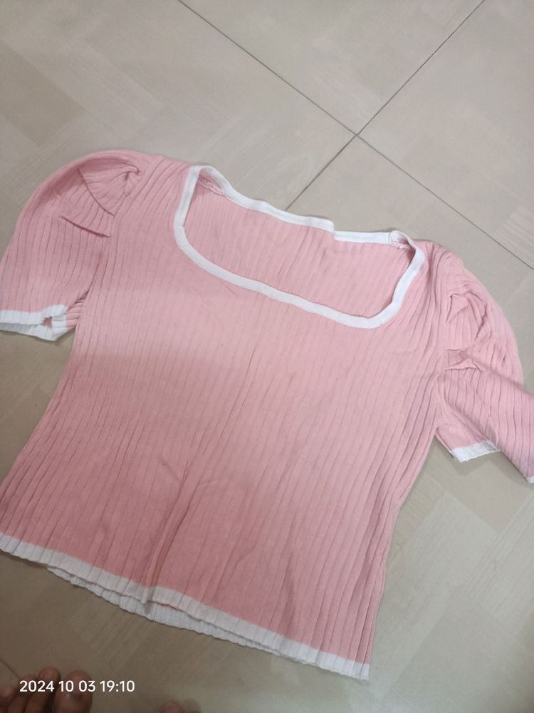 Peach Colour Top For Women And Girls