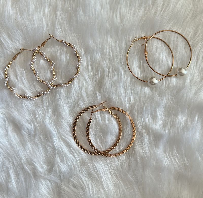 Earrings Combo Set Of 3