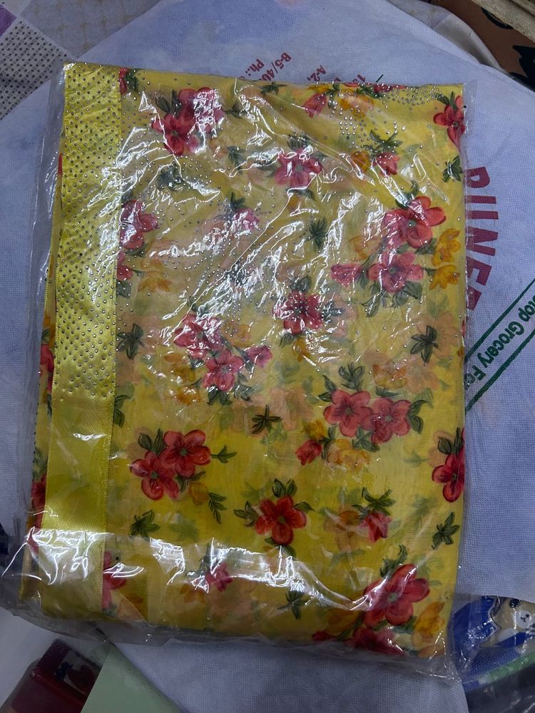 New Tag Saree For Haldi Ceremony