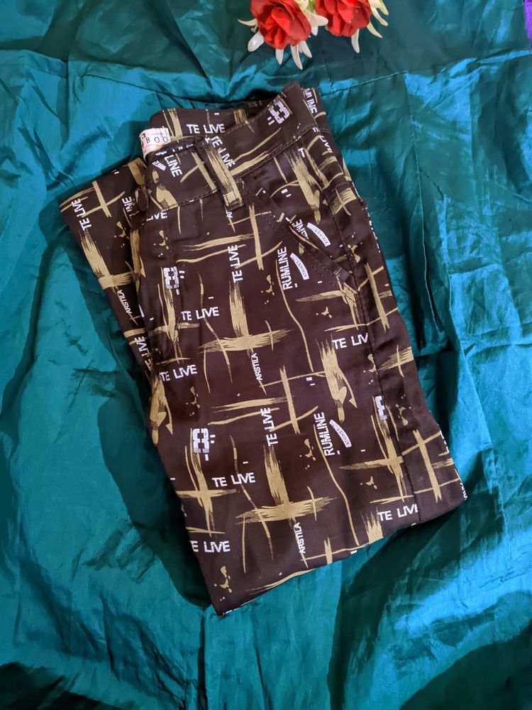 Boys Army/Military Print Trousers 15-16 Years