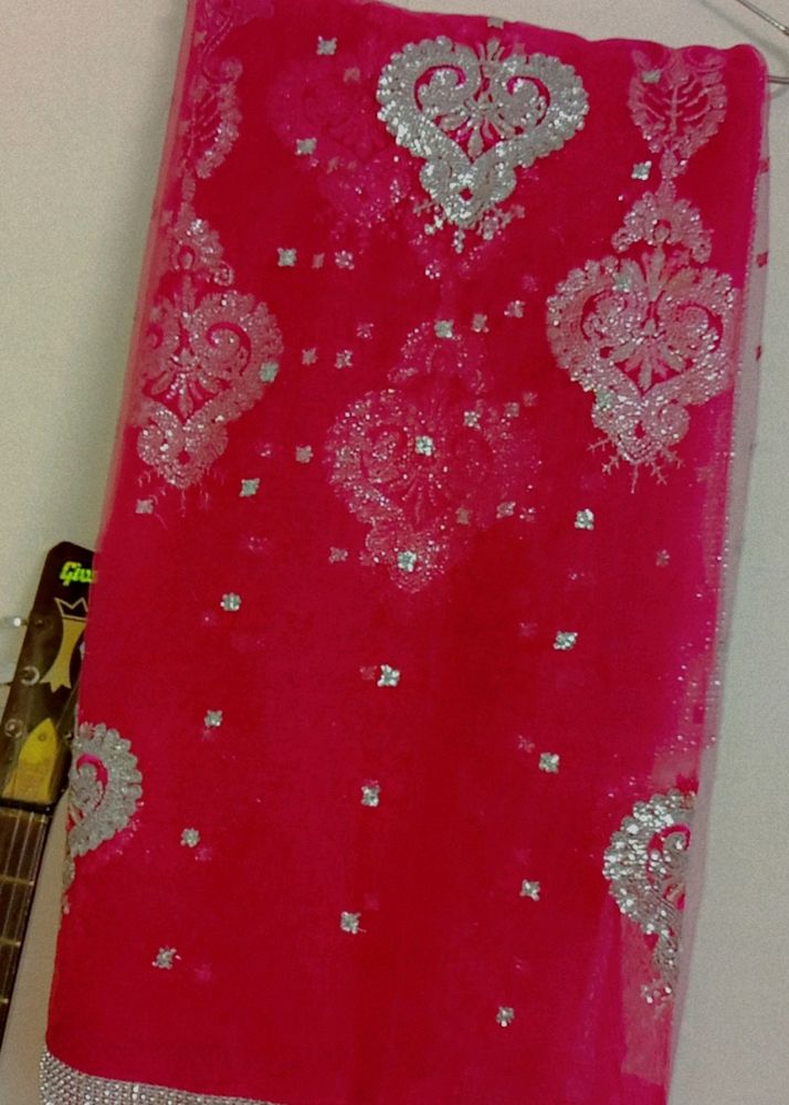 Brand New Pink Saree 💓💓💓