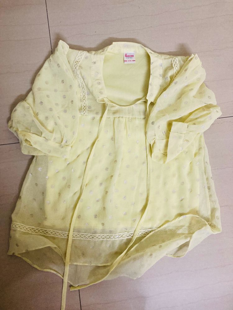 Yellow Top For Girls