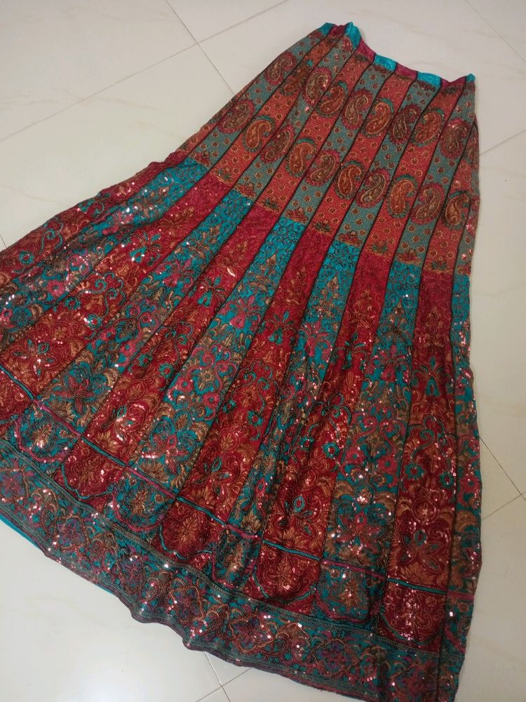 Ethnic Hand-work Designer Skirt