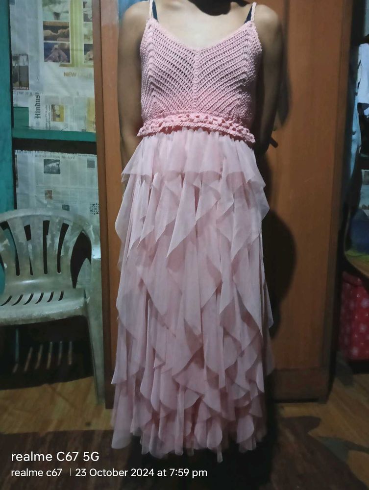 Pink Party Wear Dress