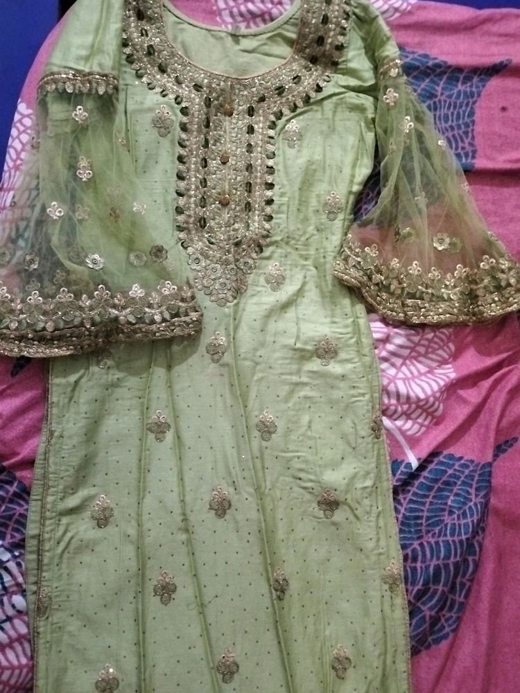 Light Green Kurta Set