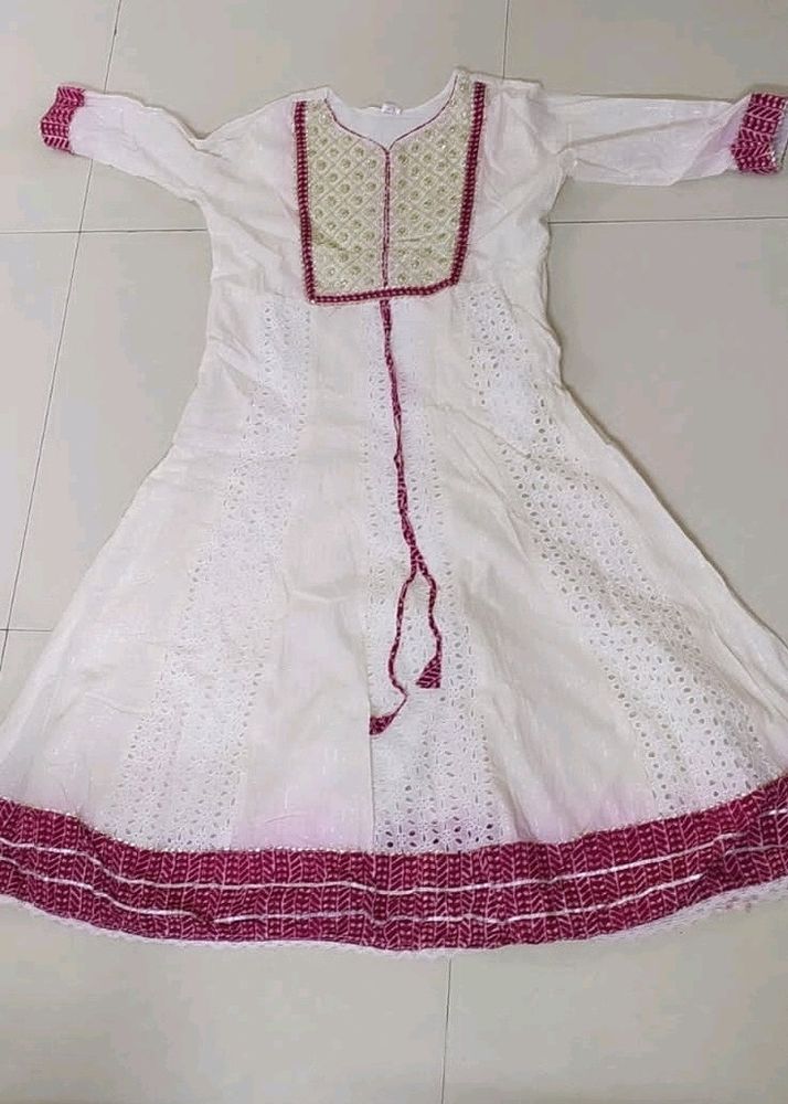 White Long Kurti