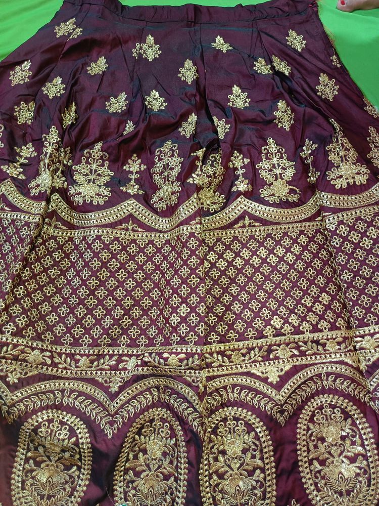 Heavy Zari Work Lehenga