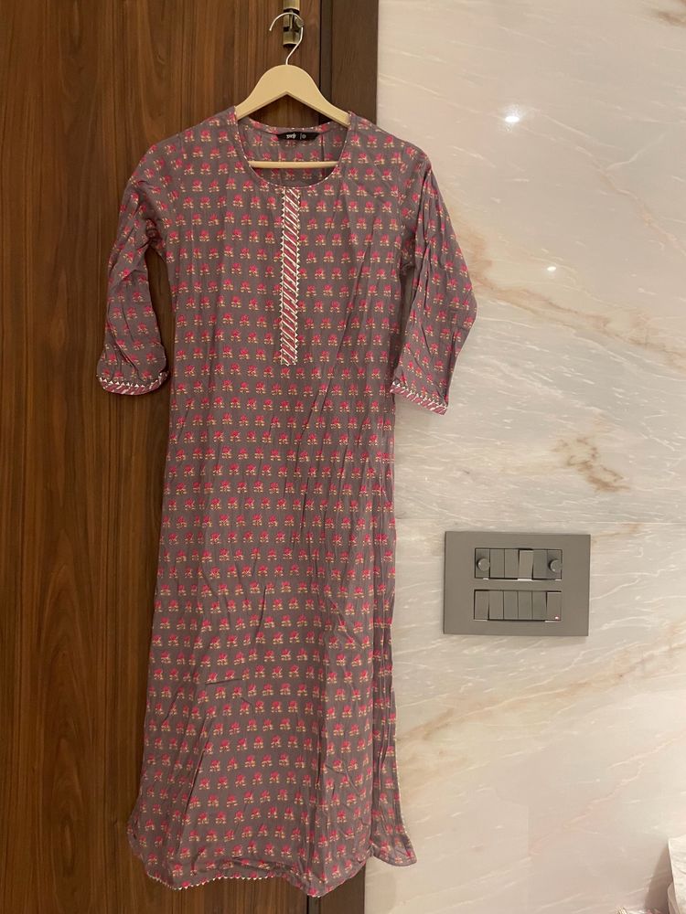 Soch Printed Cotton Kurta In XS