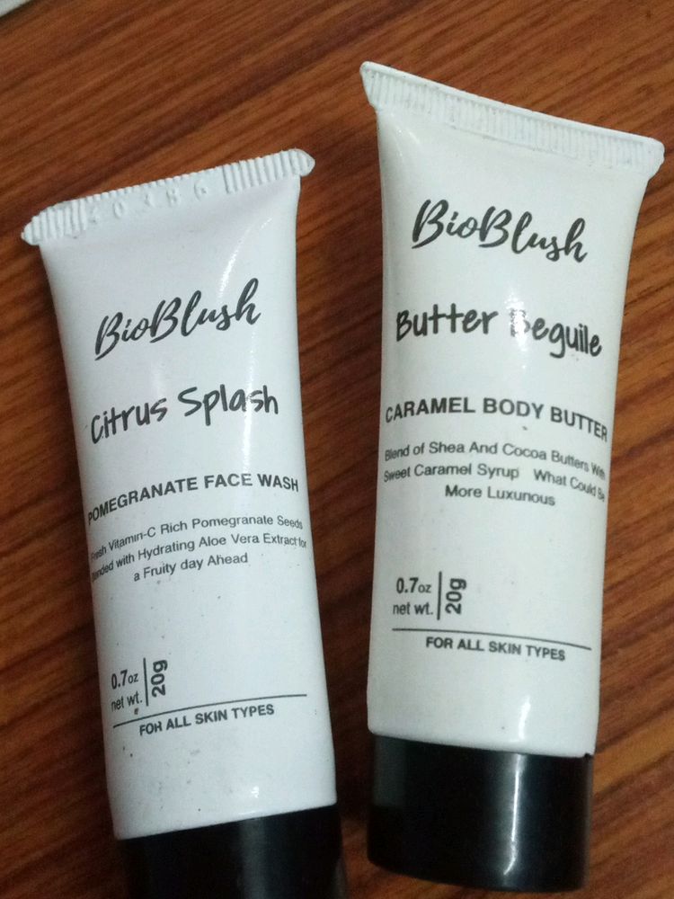 Bioblush Face Wash + Body Butter