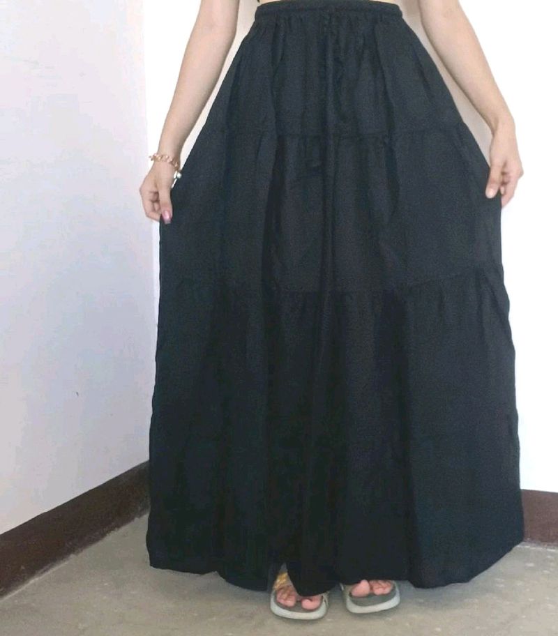 Pinterest Black Maxi Skirt