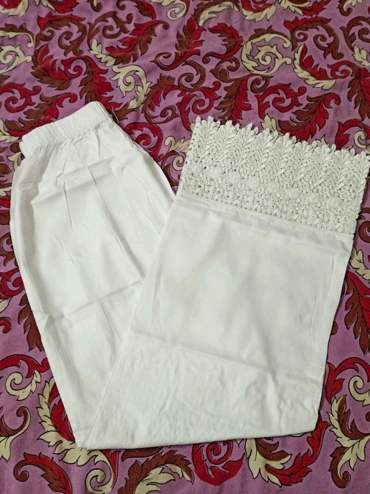 Palazzo Pant- XL- White