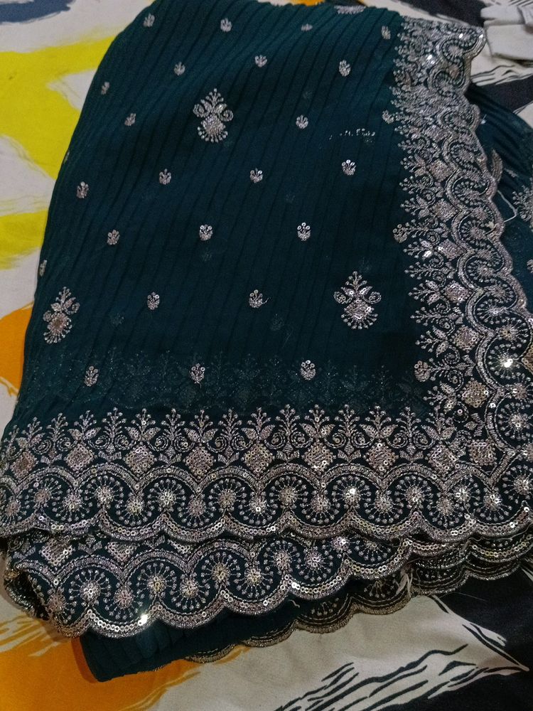 Crus Siffon saree