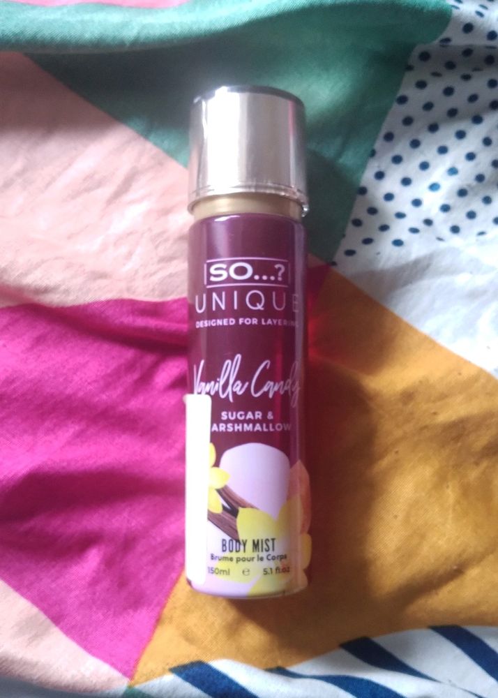 SO...? UNIQUE body mist- Vanilla Candy