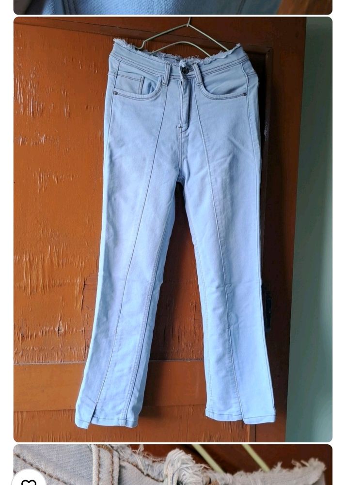 Light Blue Bootcut Jeans