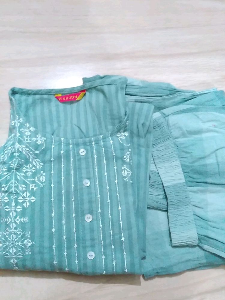 Kurta Plazo Set 💚