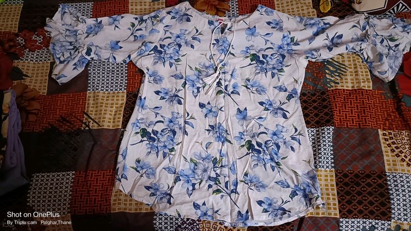 Floral Cotton Top