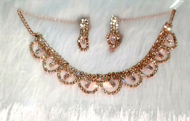 Neckless With Earrings Set For Women